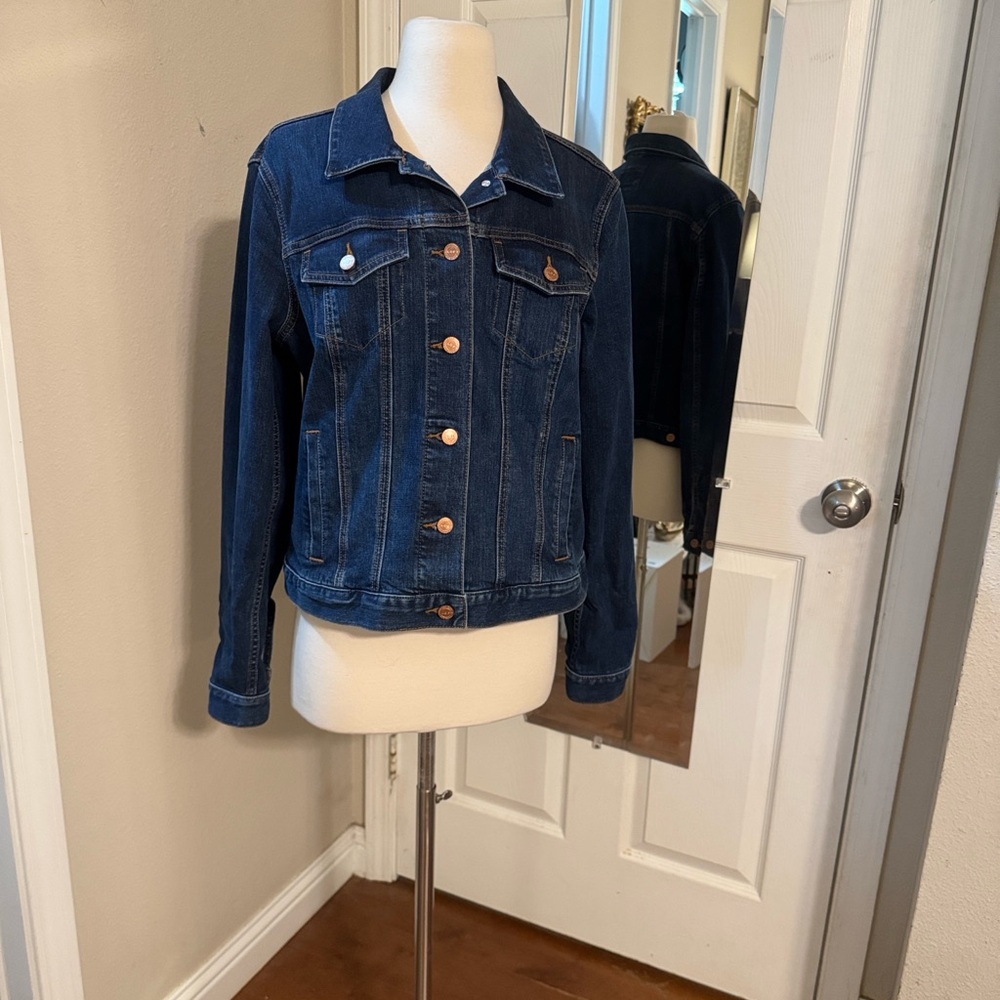 LOFT Dark Blue Denim Jacket
